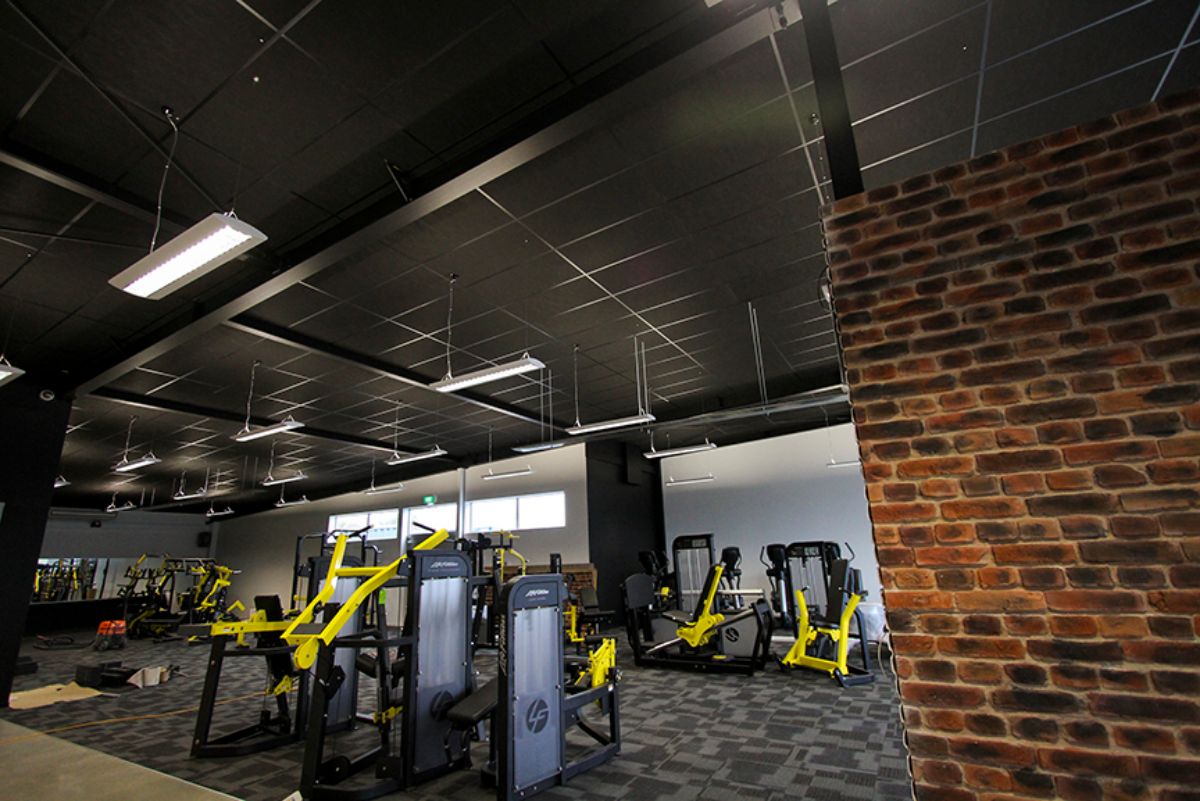 Black Phonic Gym Ceiling